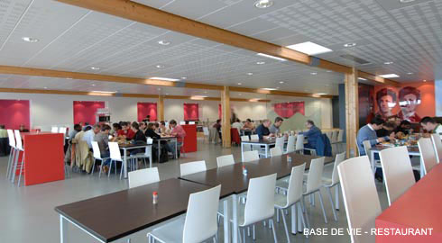 base de vie- restaurant